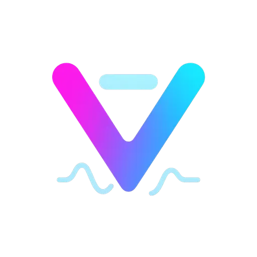 VoiceMix Pulse V Logo - Real-time voice changer and effects studio